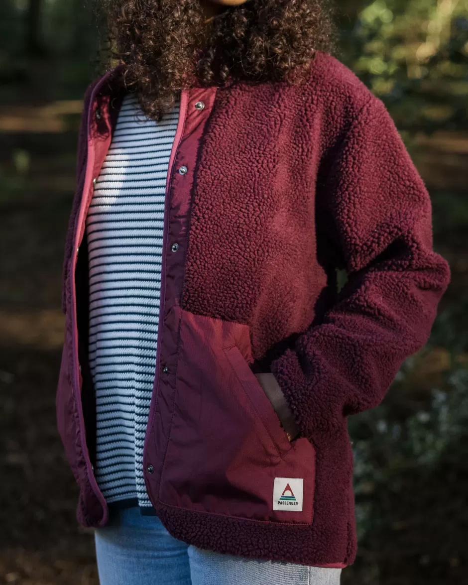 Women Passenger Fleece | Fleece | Clover Recycled Deep-Pile Sherpa Fleece