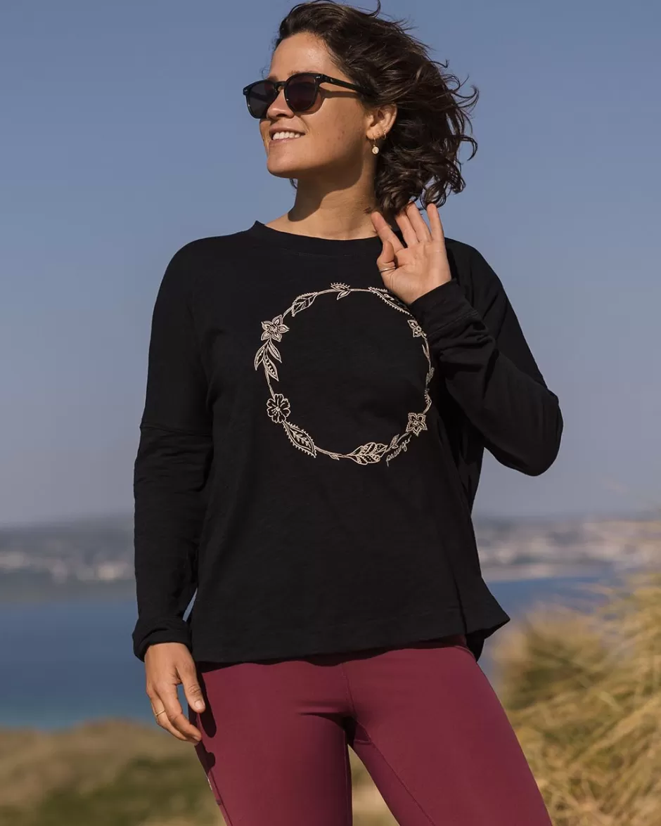 Women Passenger Tops & T-Shirts | Women's Outlet | Daisy Chain Recycled Cotton LS T-Shirt