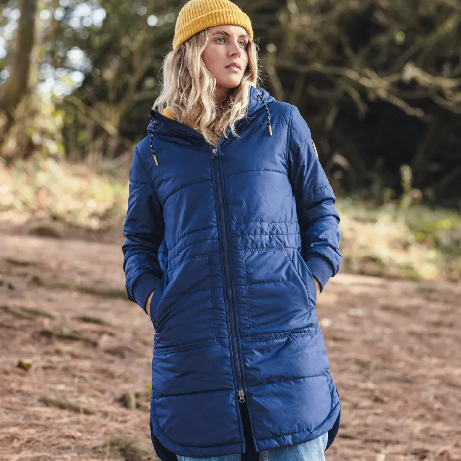 Women Passenger Water Resistant | Insulated | Flora Long Recycled Insulated Jacket
