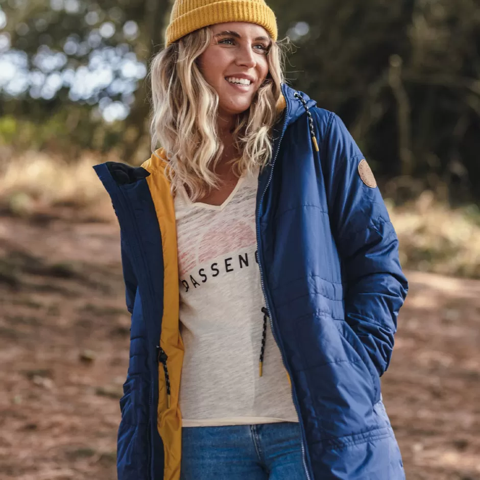 Women Passenger Water Resistant | Insulated | Flora Long Recycled Insulated Jacket