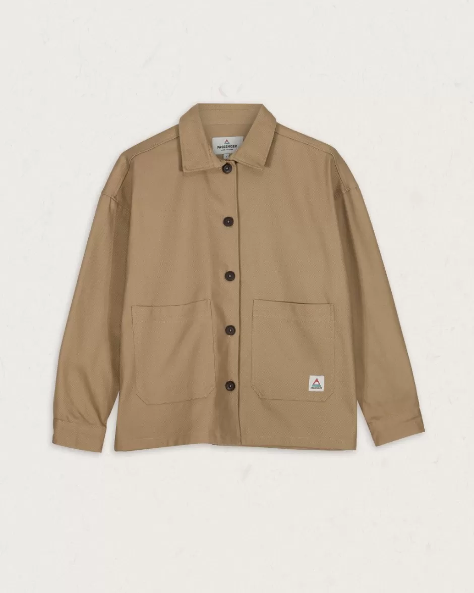 Women Passenger Shirts | Overshirts | Forrest Organic Cotton Oversized Twill Overshirt
