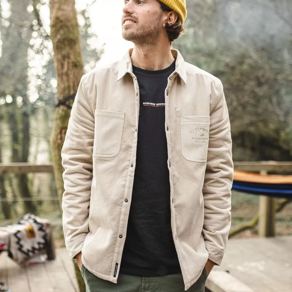 Passenger Shirts | Overshirts | Kodiak Sherpa Lined Cord Overshirt