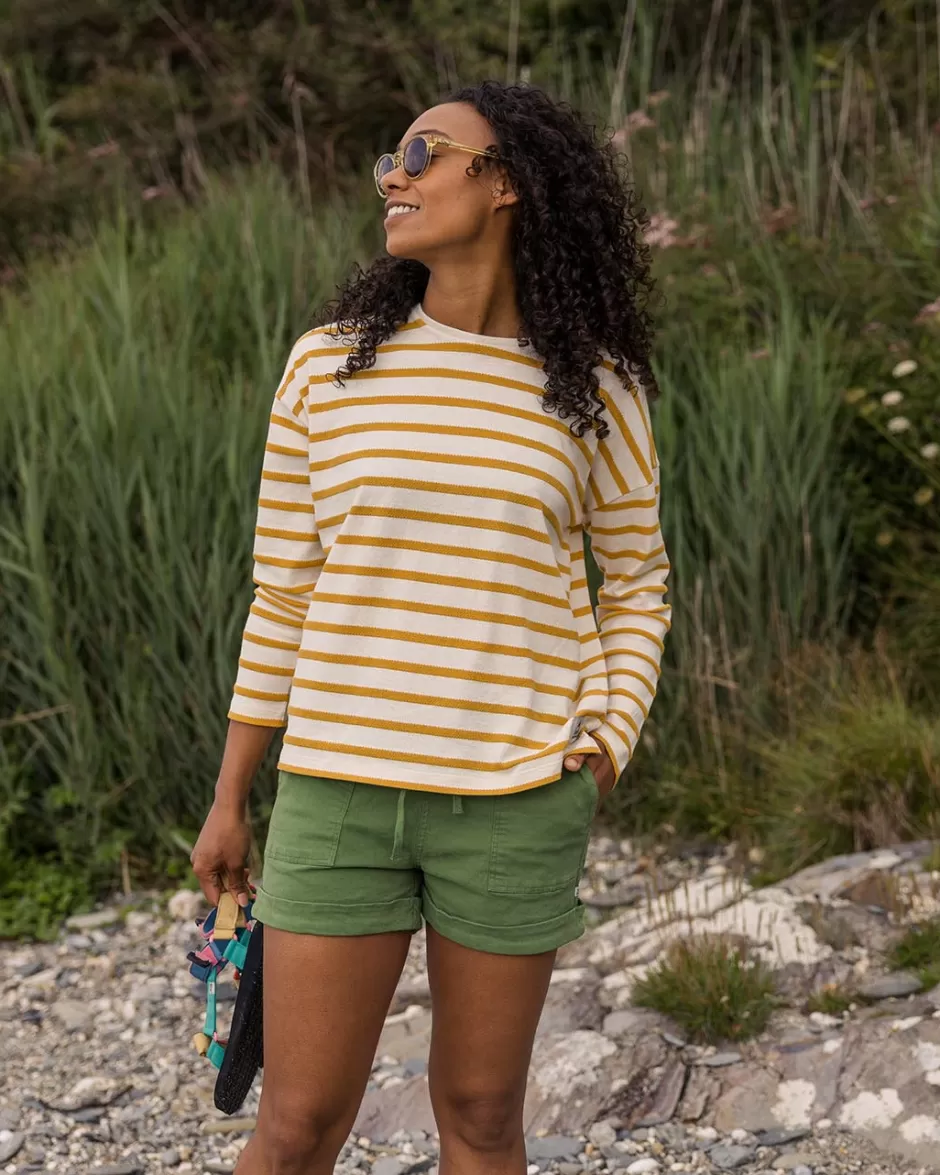 Women Passenger Tops & T-Shirts | Misty Stripe LS T-Shirt