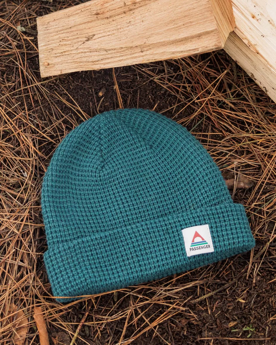 Women Passenger Accessories | Beanies | Moss Double Layer Recycled Waffle Beanie