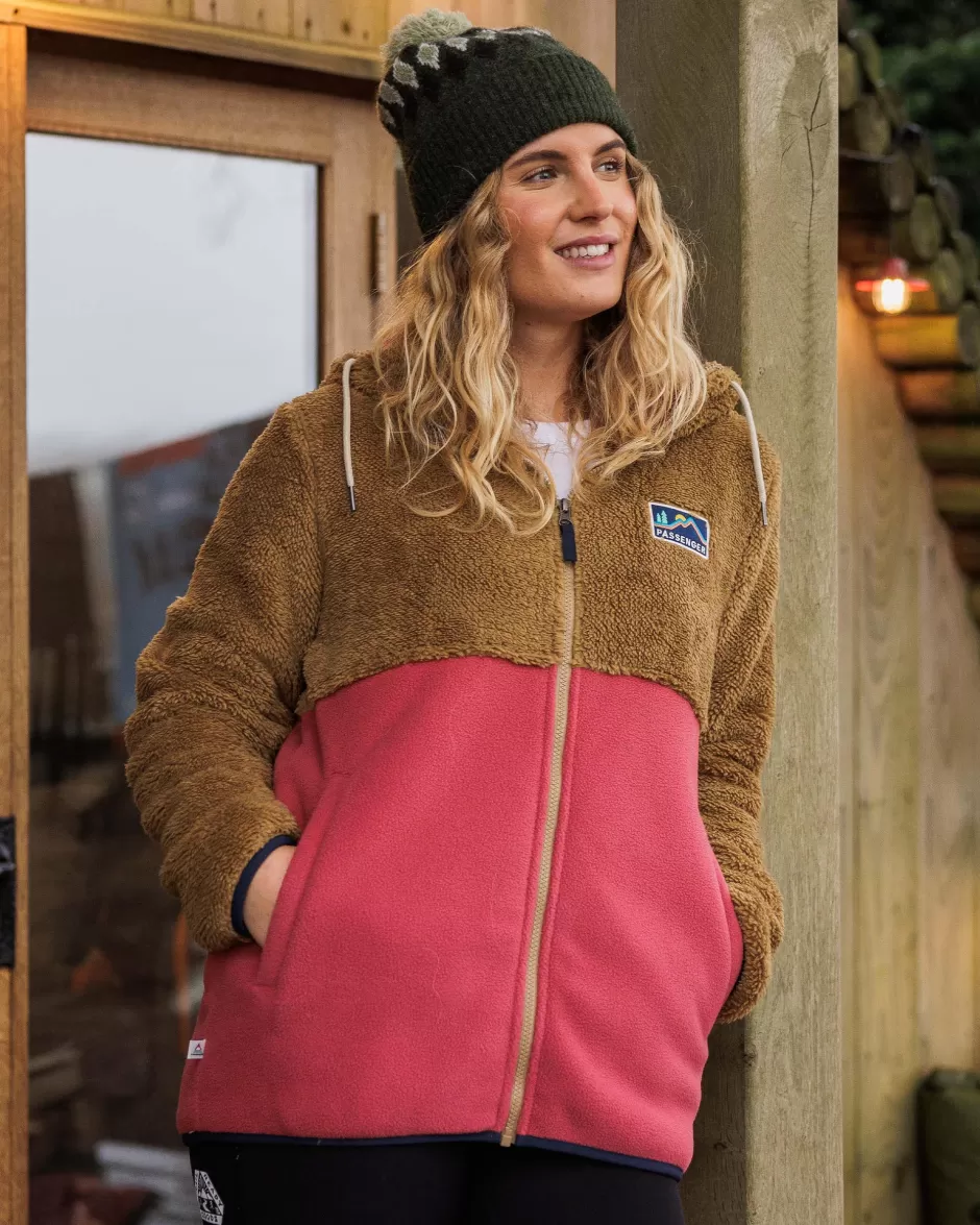 Women Passenger Fleece | Fleece | Nestling Recycled Sherpa Hooded Fleece