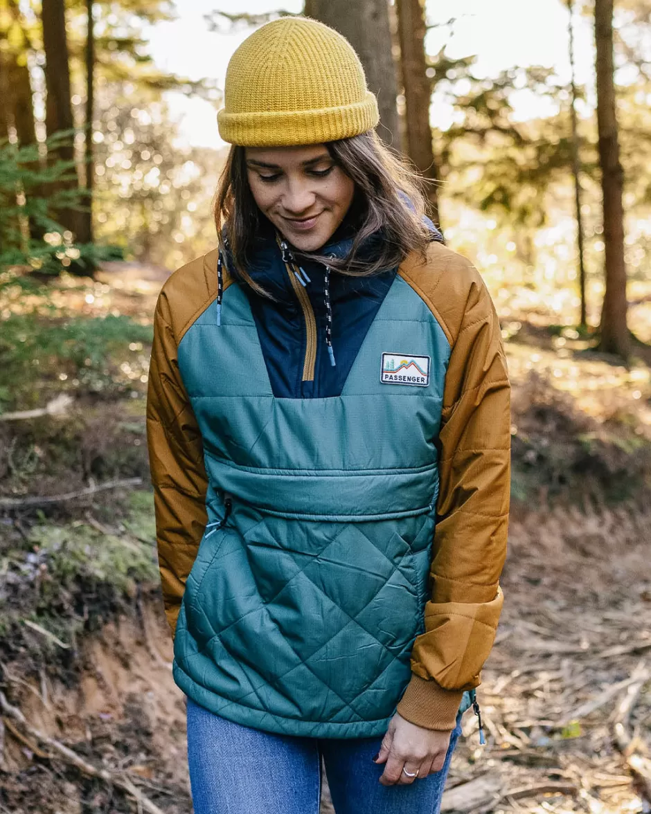 Women Passenger Water Resistant | Insulated | Ocean Recycled Insulated 1/2 Zip Jacket