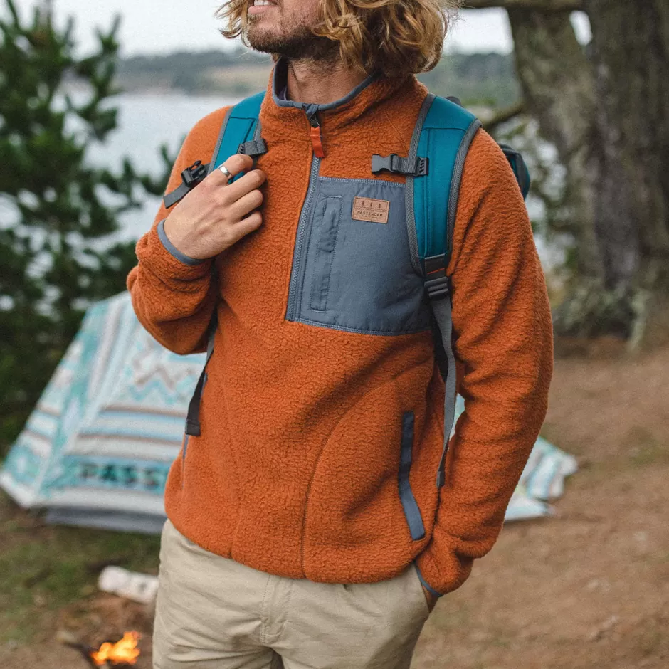 Passenger Men's Outlet | Men's | Offgrid 1/4 Zip Recycled Sherpa Fleece