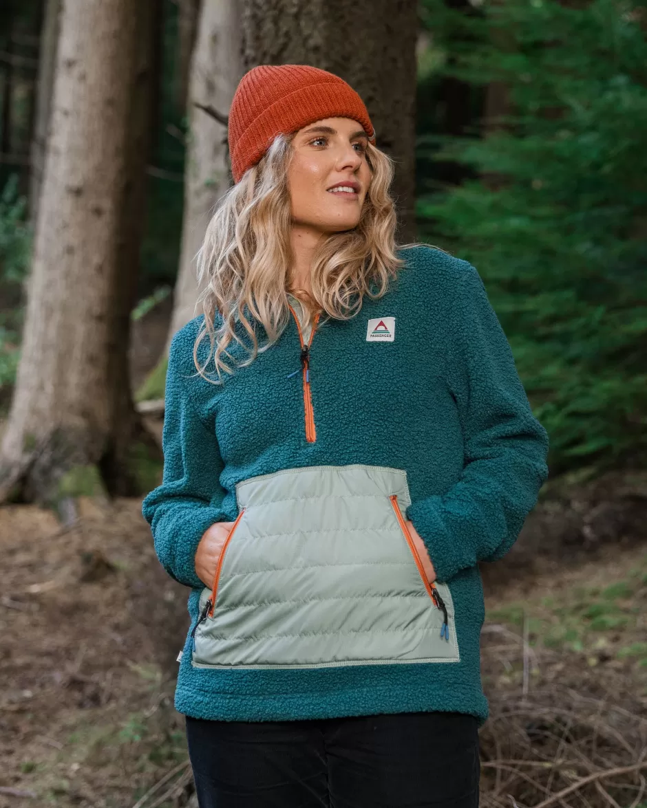 Women Passenger Fleece | Fleece | Perouse Recycled Polar-Lined Sherpa Fleece