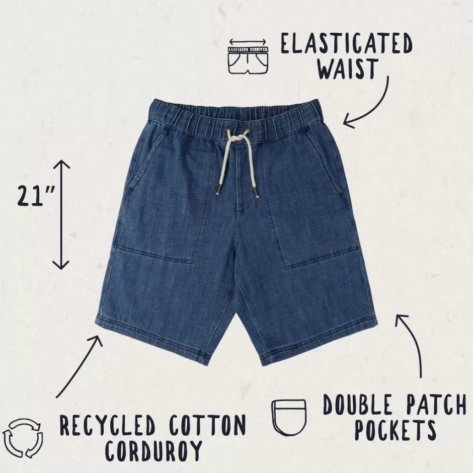 Passenger Shorts | Men's Outlet | Pine Recycled Cotton Cord Shorts