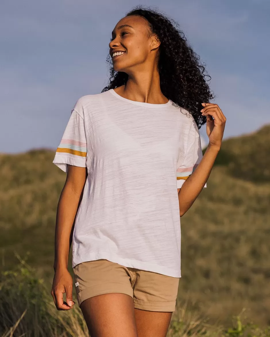 Women Passenger Tops & T-Shirts | Women's Outlet | Poinsettia Recycled Cotton T-Shirt