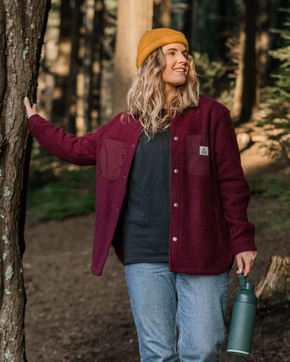 Women Passenger Shirts | Fleece | Rappel Recycled Sherpa Oversized Shirt