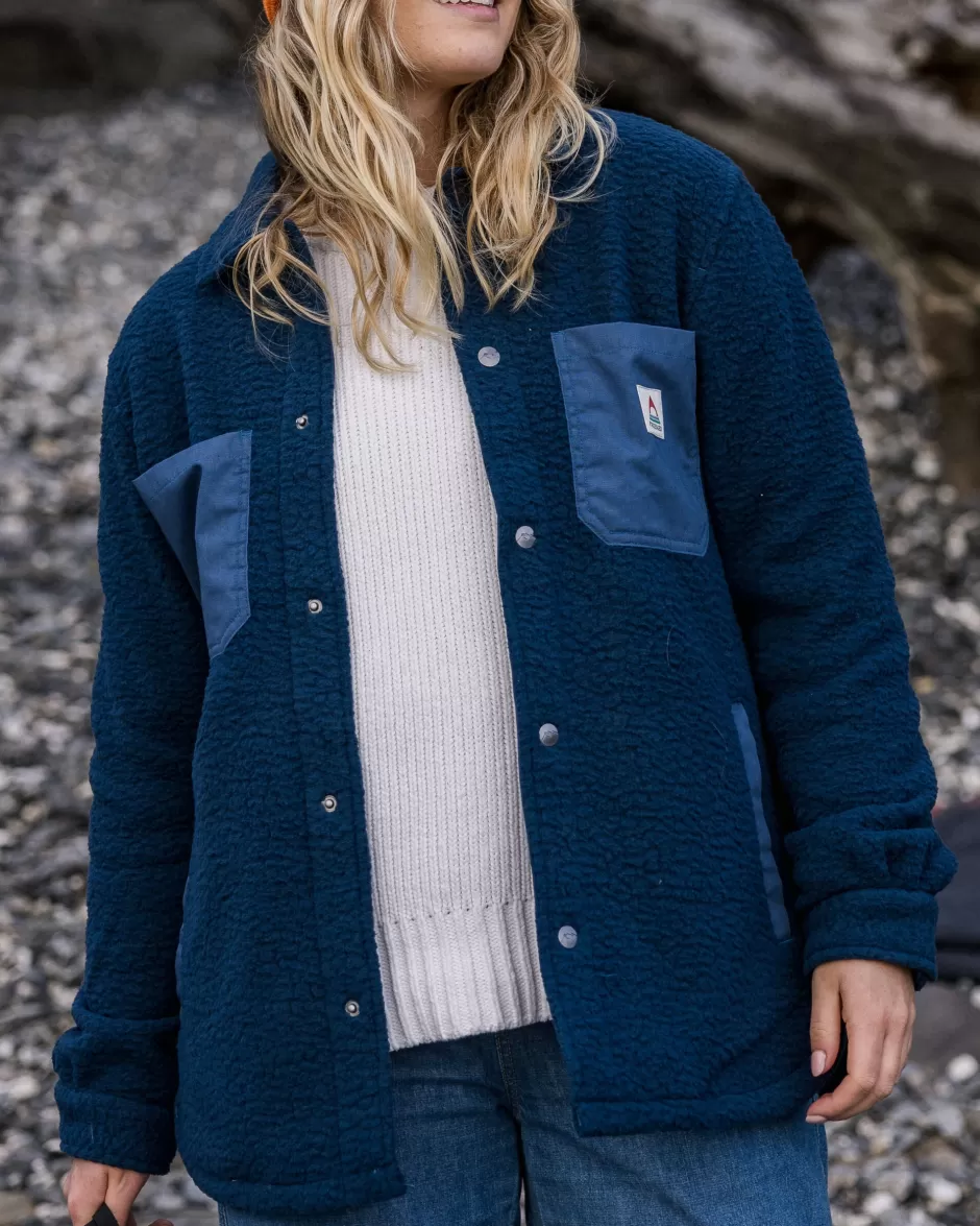 Women Passenger Shirts | Fleece | Rappel Recycled Sherpa Oversized Shirt