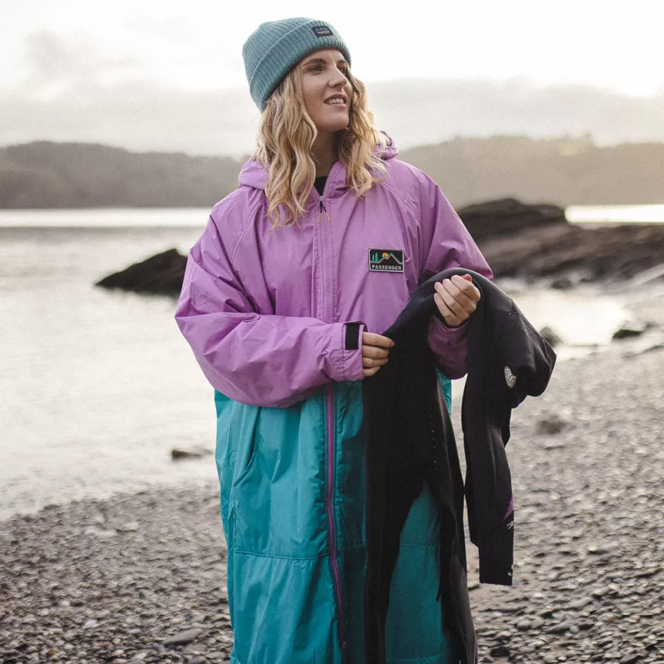 Women Passenger Changing Robes & Ponchos | Changing Robes & Surf Ponchos | Roaming Recycled Sherpa Lined Changing Robe