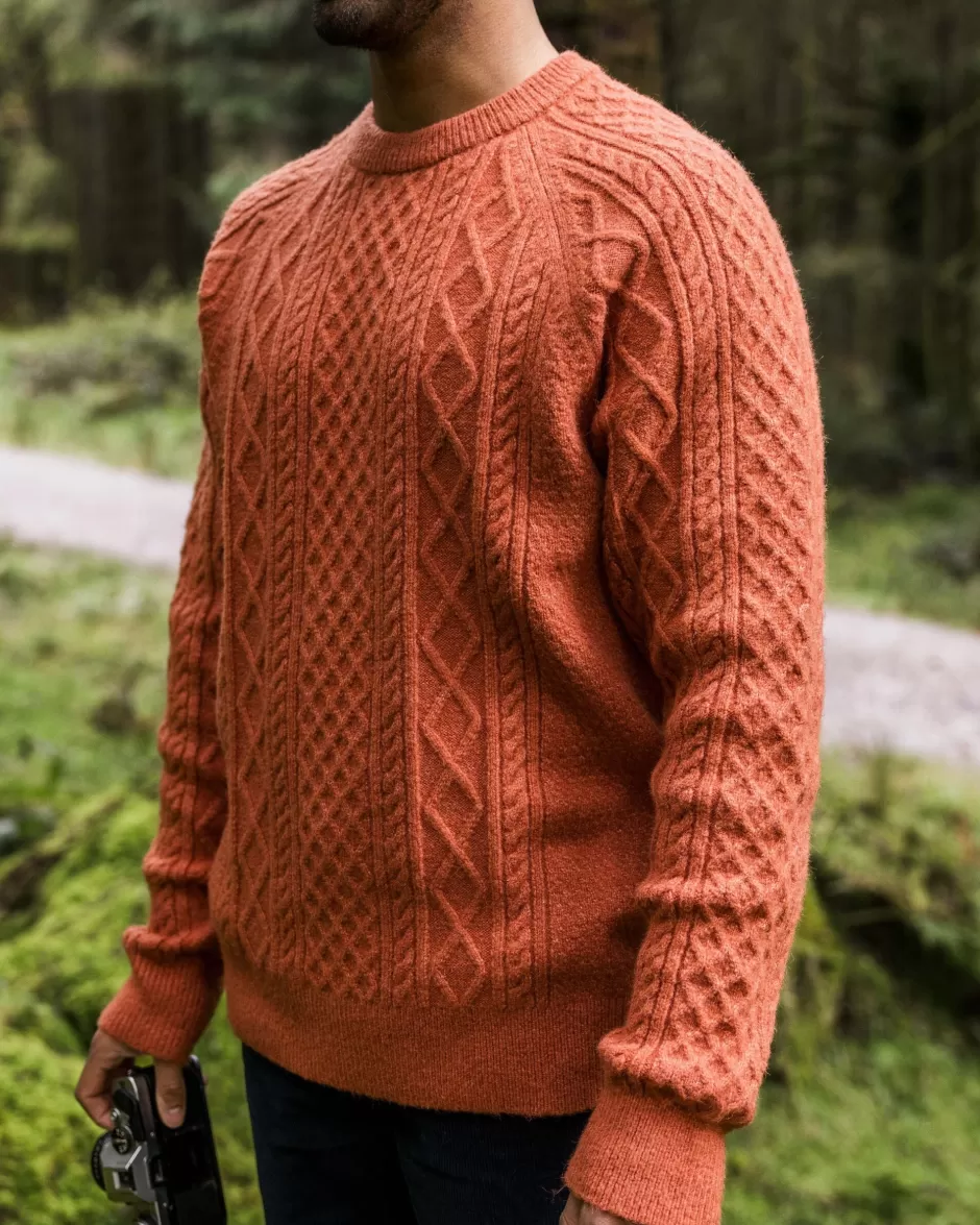 Passenger Knitwear | Men's Outlet | Sandbar Cable Knitted Jumper