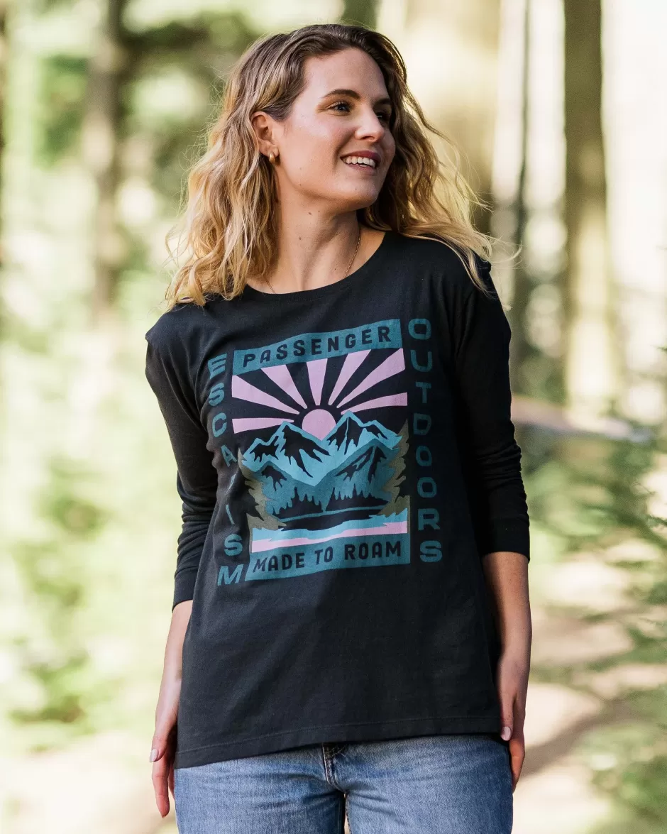 Women Passenger Tops & T-Shirts | Solitude Recycled Cotton Oversized LS T-Shirt