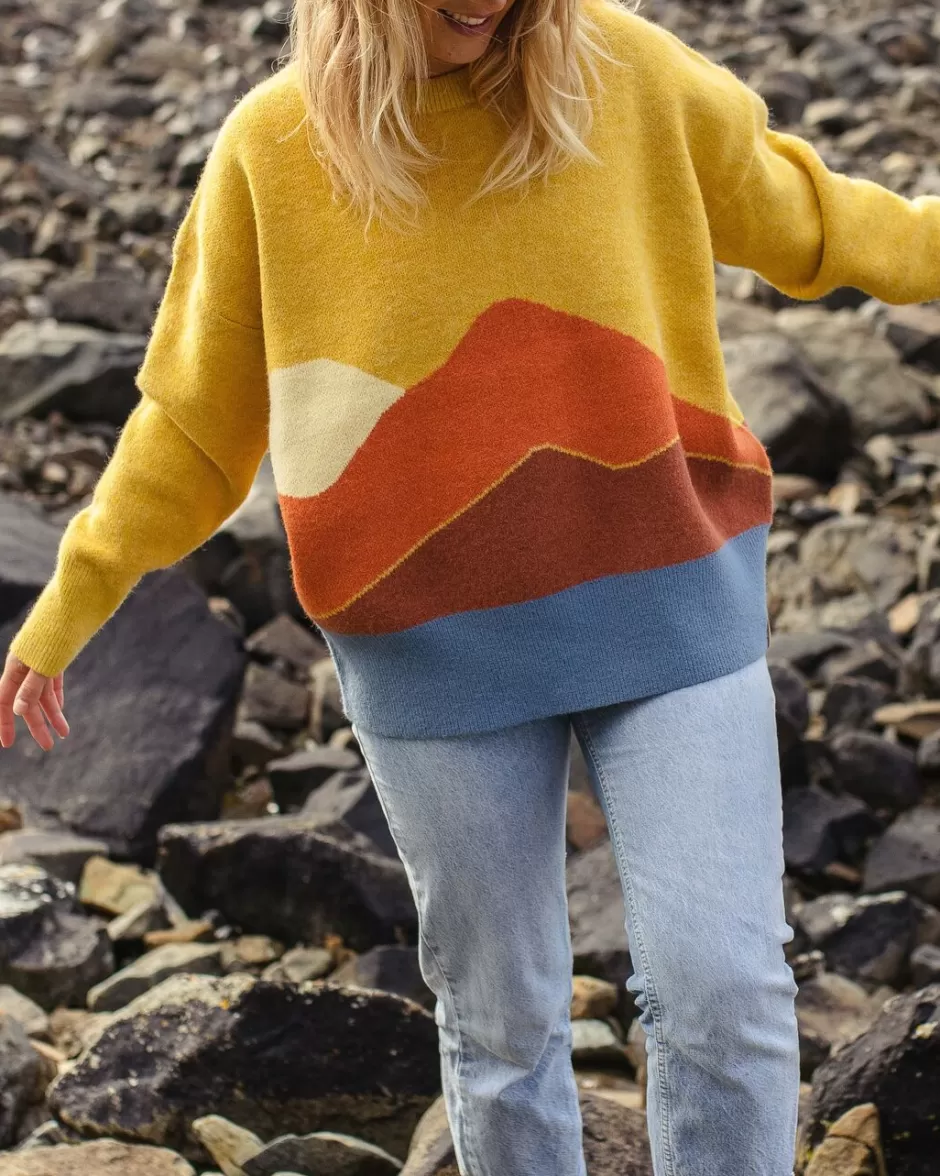 Women Passenger Knitwear | Winter Road Trip Essentials | Vista Recycled Oversized Knitted Jumper