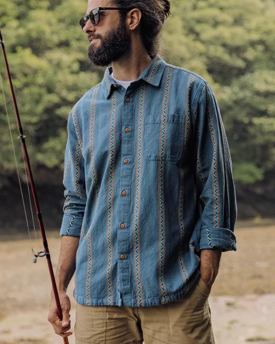 Passenger Shirts | Men's Outlet | Voyage Organic Cotton Jacquard Shirt